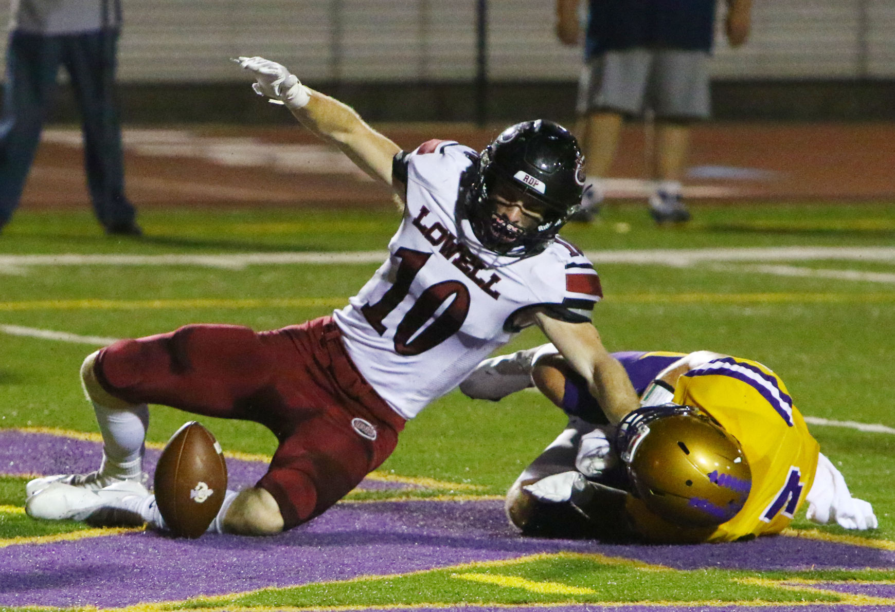 Lowell at Hobart football